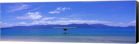 Framed Float Plane Hope Island Great Barrier Reef Australia Print