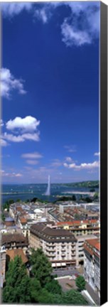 Framed Geneva Switzerland (vertical) Print