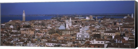 Framed Aerial view of Venice, Italy Print