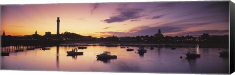 Framed Harbor Cape Cod MA Print