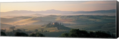 Framed Farm Tuscany Italy Print