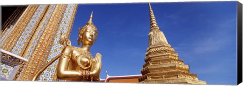 Framed Wat Phra Kaeo Statue, Grand Palace, Bangkok, Thailand Print