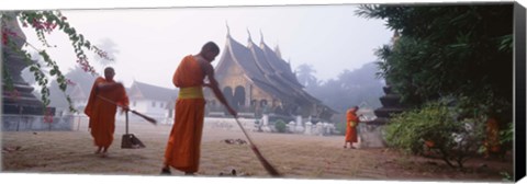 Framed Vat Xieng Thong, Luang Prabang, Laos Print