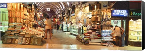 Framed Bazaar, Istanbul, Turkey Print