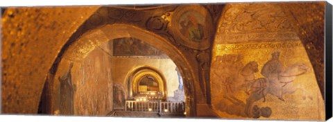 Framed Interior of San Marcos Cathedral, Venice, Italy Print