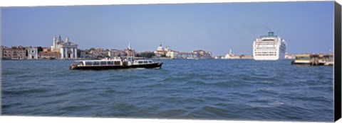 Framed Waterfront view of San Giorgio, Venice, Italy Print