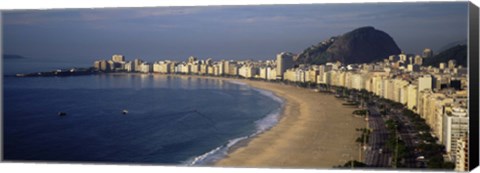 Framed Copacabana Beach, Rio De Janeiro, Brazil Print