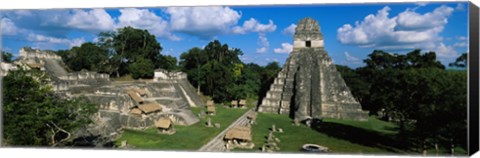 Framed Ruins Of An Old Temple, Tikal, Guatemala Print