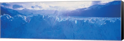 Framed Glacier in a national park, Moreno Glacier, Los Glaciares National Park, Patagonia, Argentina Print