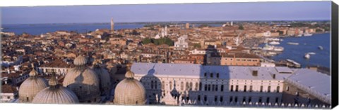 Framed High Angle View of Venice, Italy Print