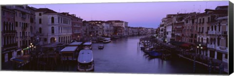 Framed Buildings Along A Canal, Venice, Italy Print