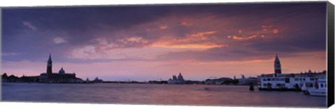 Framed Clouds Over A River, Venice, Italy Print