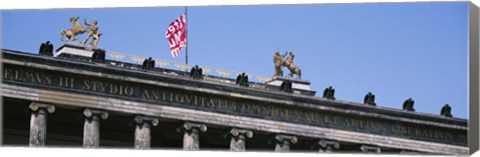 Framed Low Angle View Of A Museum, Altes Museum, Berlin, Germany Print