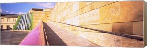 Framed Low Angle View Of An Art Museum, Staatsgalerie, Stuttgart, Germany Print