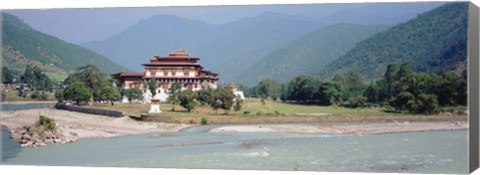 Framed Punakha Dzong, Punakha, Bhutan Print