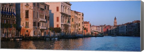 Framed Buildings at the waterfront, Grand Canal, Venice, Italy Print