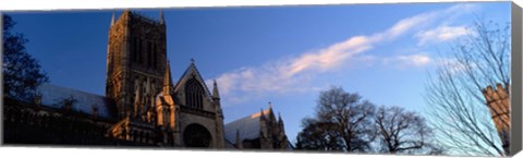 Framed High Section View Of A Cathedral, Lincoln Cathedral, Lincolnshire, England, United Kingdom Print