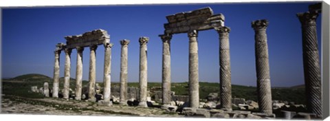 Framed Cardo Maximus Ruins, Apamea, Syria Print