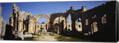 Framed St. Simeon The Stylite Abbey, Aleppo, Syria Print