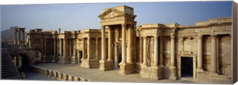 Framed Facade of a building, Palmyra, Syria Print