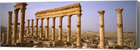 Framed Ruins in Palmyra, Syria Print