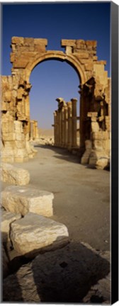 Framed Old Ruins Palmyra, Syria (vertical) Print