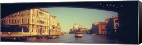 Framed City viewed through a bridge, Ponte Dell&#39;Accademia, Venice, Veneto, Italy Print