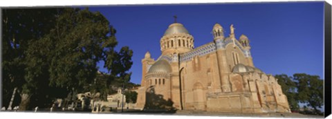 Framed Low angle view of a church, Notre Dame D&#39;Afrique, Algiers, Algeria Print