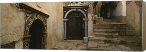 Framed Entrance of a building, Casaba, Algiers, Algeria Print