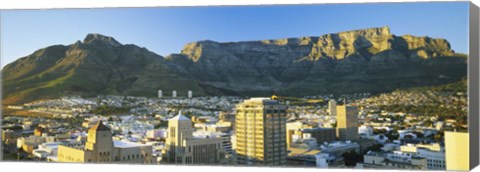 Framed High angle view of a city, Cape Town, South Africa Print