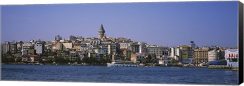 Framed Istanbul skyline, Turkey Print