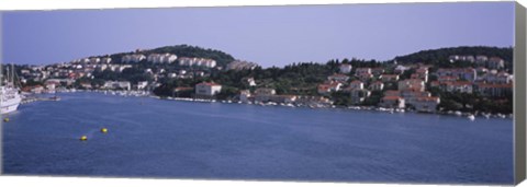 Framed Buildings on the waterfront, Lapad Peninsula, Dubrovnik, Croatia Print