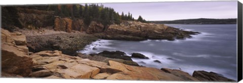 Framed Monument Cove, Mount Desert Island, Acadia National Park, Maine Print