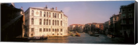 Framed Sun lit buildings, Grand Canal, Venice, Italy Print