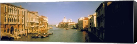 Framed Sun lit buildings along the Grand Canal, Venice, Italy Print