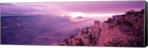 Framed Yaki Point, Grand Canyon National Park, Arizona Print