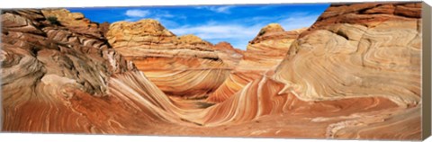 Framed Canyon on a landscape, Vermillion Cliffs, Arizona, USA Print
