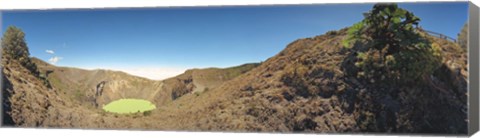 Framed High angle view of a pond on a volcanic island, Arenal Volcano, Costa Rica Print