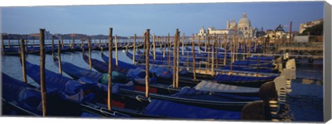 Framed Gondolas, Venice, Italy Print