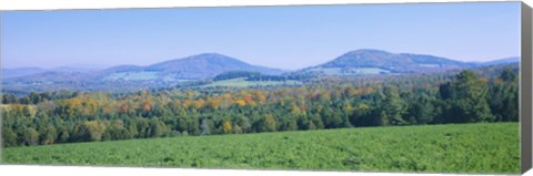 Framed Mountains in Northeast Kingdom, Vermont Print