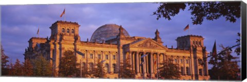 Framed Facade of a building, The Reichstag, Berlin, Germany Print