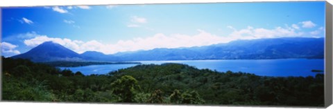 Framed Clouds over a volcano, Arenal Volcano, Costa Rica Print