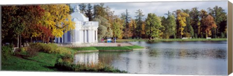 Framed Grotto, Catherine Park, Catherine Palace, Pushkin, St. Petersburg, Russia Print