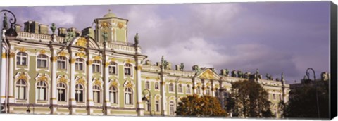 Framed Facade of a palace, Winter Palace, State Hermitage Museum, St. Petersburg, Russia Print