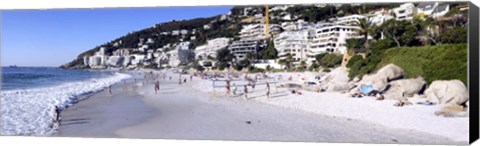 Framed Clifton Beach, Cape Town, Western Cape Province, South Africa Print