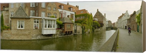 Framed Bruges, West Flanders, Belgium Print