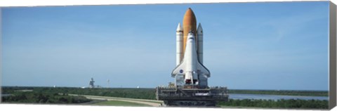 Framed Rollout of Space Shuttle Discovery, NASA Kennedy Space Center, Cape Canaveral, Brevard County, Florida, USA Print