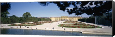 Framed Facade of a palace, Schonbrunn Palace, Vienna, Austria Print