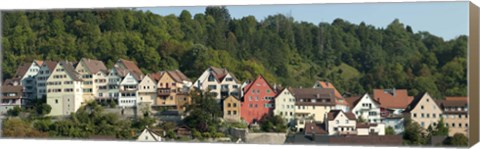 Framed Buildings in a city, Horb am Neckar, Northern Black Forest Region, Baden-Wurttemberg, Germany Print