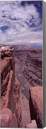 Framed River Passing Through atToroweap Overlook, North Rim, Grand Canyon Print